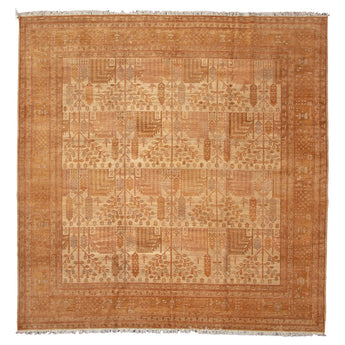 12' 0" x 12' 3" (12x12) Afghan Aryana Wool Rug #008180