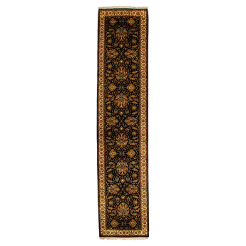 2' 8" x 12' 1" (03x12) Indo Tabriz Wool Rug #009583