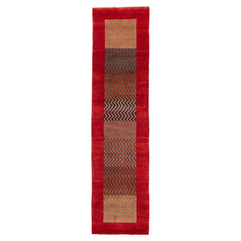 3' 0" x 11' 10" (03x12) Indo Gabbeh Wool Rug #009939