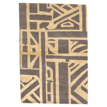 1' 9" x 2' 7" (02x03) Nepalese Contemporary Wool Rug #010445