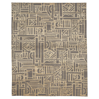 8' 0" x 10' 0" (08x10) Nepalese Contemporary Wool Rug #010446