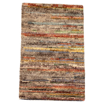 1' 8" x 2' 7" (02x03) Nepalese Contemporary Wool Rug #010464