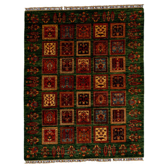 5' 3" x 6' 5" (05x06) Pakistani Gabbeh Wool Rug #010806