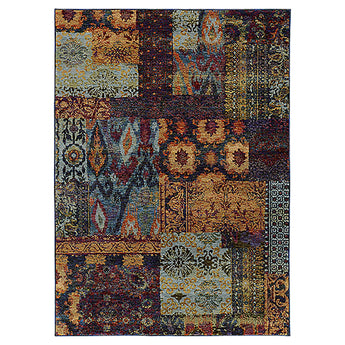 5' 3" x 7' 3" (05x07) Catalan Collection AN7137A Synthetic Rug #011304