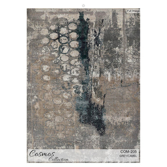 Cosmos Collection Hand-knotted Area Rug #COM205GYMM