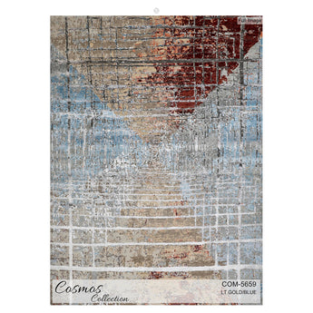 Cosmos Collection Hand-knotted Area Rug #COM5659GOMM