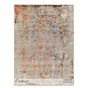Cosmos Collection Hand-knotted Area Rug #COM865BGMM