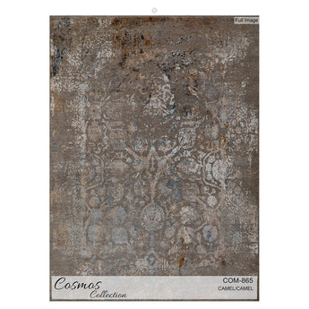 Cosmos Collection Hand-knotted Area Rug #COM865CAMM