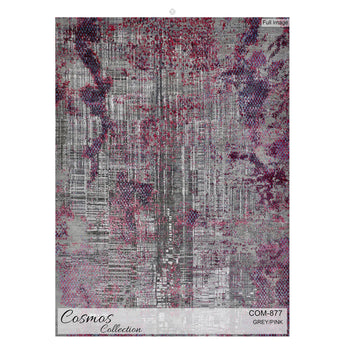 Cosmos Collection Hand-knotted Area Rug #COM877GYMM