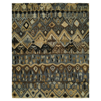 4' 0" x 5' 10" (04x06) Craft Collection AN052 Wool Rug #011042