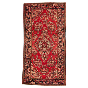 5' 2" x 9' 10" (05x10) Iranian Hamadan Wool Rug #001178