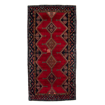 5' 0" x 9' 11" (05x10) Iranian Hamadan Wool Rug #001302