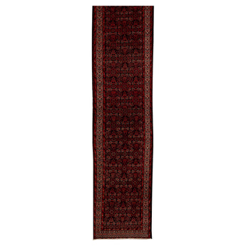 3' 8" x 16' 10" (04x17) Iranian Hamadan Wool Rug #001524