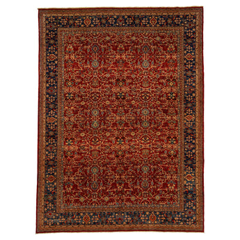 10' 2" x 13' 9" (10x14) Afghan Traditional Wool Rug #002450
