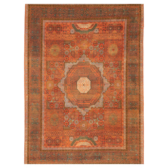 10' 9" x 15' 0" (11x15) Turkish Mamluk Wool Rug #004630