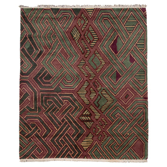 8' 3" x 10' 0" (08x10) Nepalese Tibetan Wool Rug #004856
