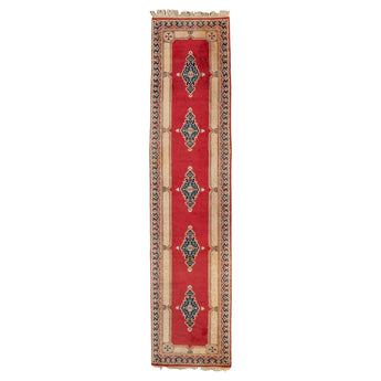 2' 8" x 11' 6" (03x12) Indo Tabriz Wool Rug #004921