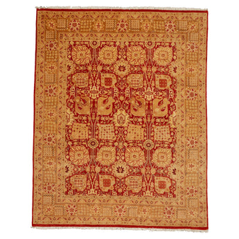 8' 0" x 10' 2" (08x10) Pakistani Tabriz Wool Rug #004958
