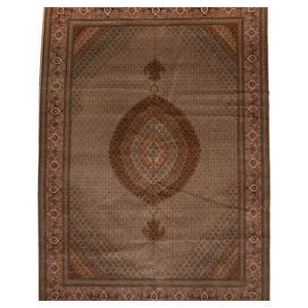 11' 6" x 16' 4" (12x16) Iranian Tabriz Wool Rug #004967