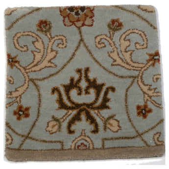 1' 7" x 1' 7" (02x02) Indo Transitional Wool Rug #005574
