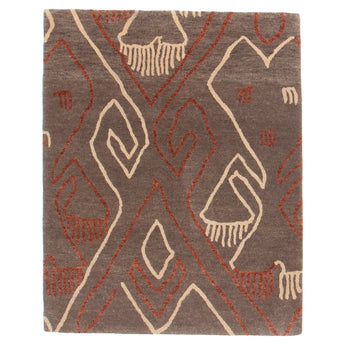 2' 3" x 3' 0" (02x03) Contemporary Wool Rug #006013