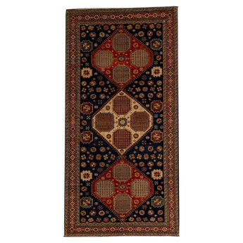 4' 11" x 9' 10" (05x10) Afghan Faryab Wool Rug #006867