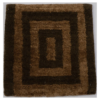 1' 0" x 1' 0" (01x01) Nepalese Contemporary Wool Rug #007108