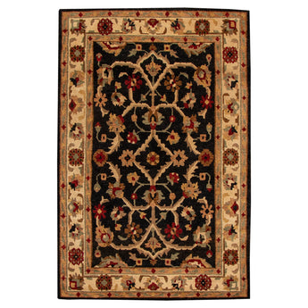 5' 6" x 8' 6" (06x09) Indo Transitional Wool Rug #007354