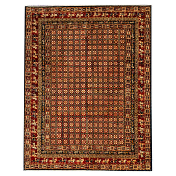 9' 1" x 11' 9" (09x12) Afghan Faryab Wool Rug #009150