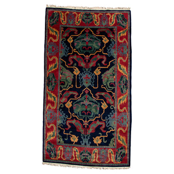 6' 7" x 11' 10" (07x12) Nepalese Wool Rug #009386
