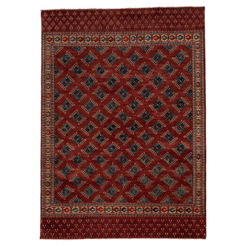 8' 11" x 12' 5" (09x12) Afghan Yomud Wool Rug #011086