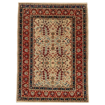 4' 1" x 5' 7" (04x06) Iranian Kashan Wool Rug #011157