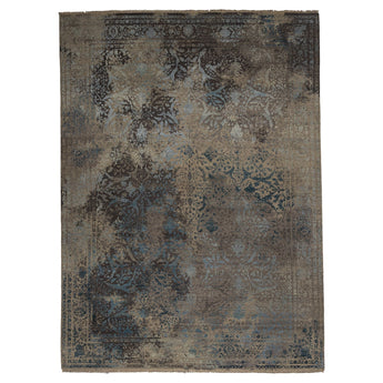 9' 0" x 12' 4" (09x12) Indo Transitional Wool Rug #011387