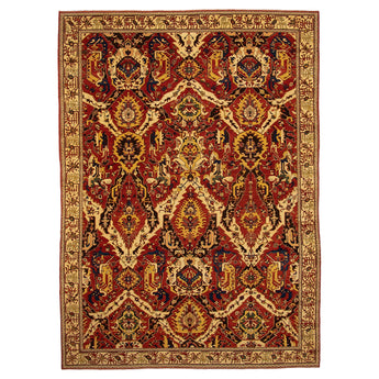 10' 0" x 14' 2" (10x14) Turkish Kuba Wool Rug #012514