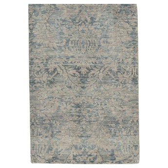 4' 0" x 5' 11" (04x06) Soft Harmony Collection SM58790SIL Wool Rug #012684