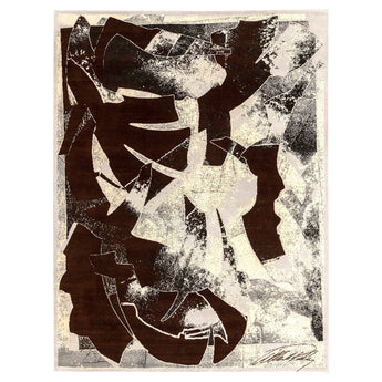 9' 2" x 12' 0" (09x12) Albert Paley Collection Juxtaposed Recollections (1 of 50) Wool Rug #012836