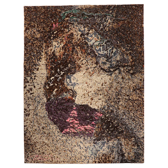 9' 1" x 12' 0" (09x12) Brian Orner Collection Mermaid in Amber (1 of 19) Wool Rug #012838