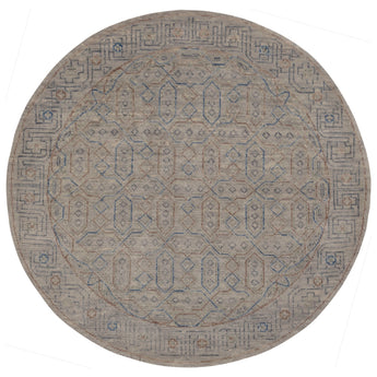 6' 1" x 6' 1" (06x06) Indo Anatolian Wool Rug #013031