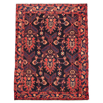 3' 8" x 4' 10" (04x05) Iranian Hamadan Wool Rug #013212