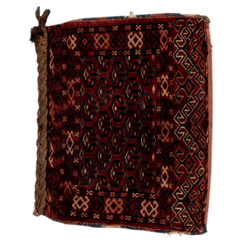 1' 4" x 1' 9" (01x02) Turkmen Yomud Wool Rug #013472