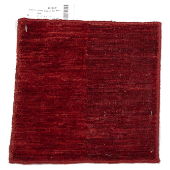 1' 0" x 1' 0" (01x01) Afghan Wool Rug #014627
