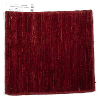 1' 0" x 1' 0" (01x01) Afghan Wool Rug #014641