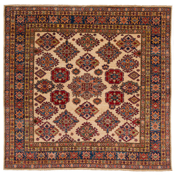 6' 1" x 6' 2" (06x06) Pakistani Kazak Wool Rug #014795