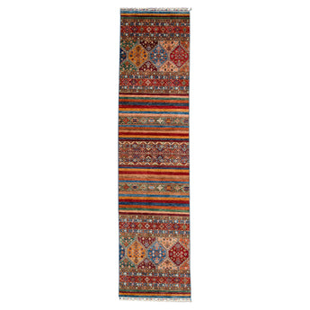 2' 11" x 11' 11" (03x12) Pakistani Kazak Wool Rug #014796