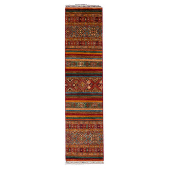 2' 8" x 11' 0" (03x11) Pakistani Kazak Wool Rug #014797