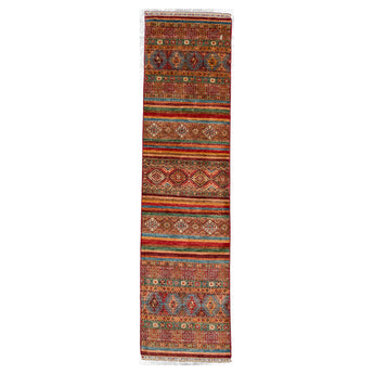3' 0" x 11' 8" (03x12) Pakistani Kazak Wool Rug #014798