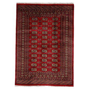 4' 1" x 5' 9" (04x06) Pakistani Bokhara Wool Rug #014955