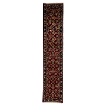 2' 8" x 12' 9" (03x13) Indo Tabriz Wool Rug #015093