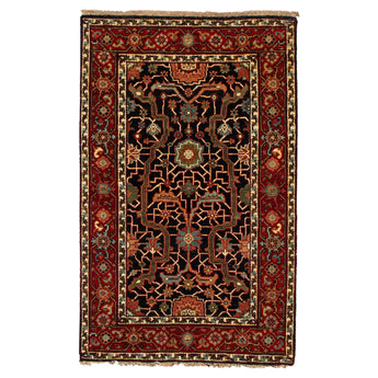 3' 2" x 5' 0" (03x05) Khanna Collection Traditional Wool Rug #015172