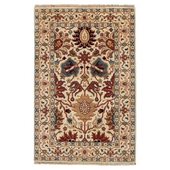 2' 6" x 3' 11" (03x04) Khanna Collection Traditional Wool Rug #015190